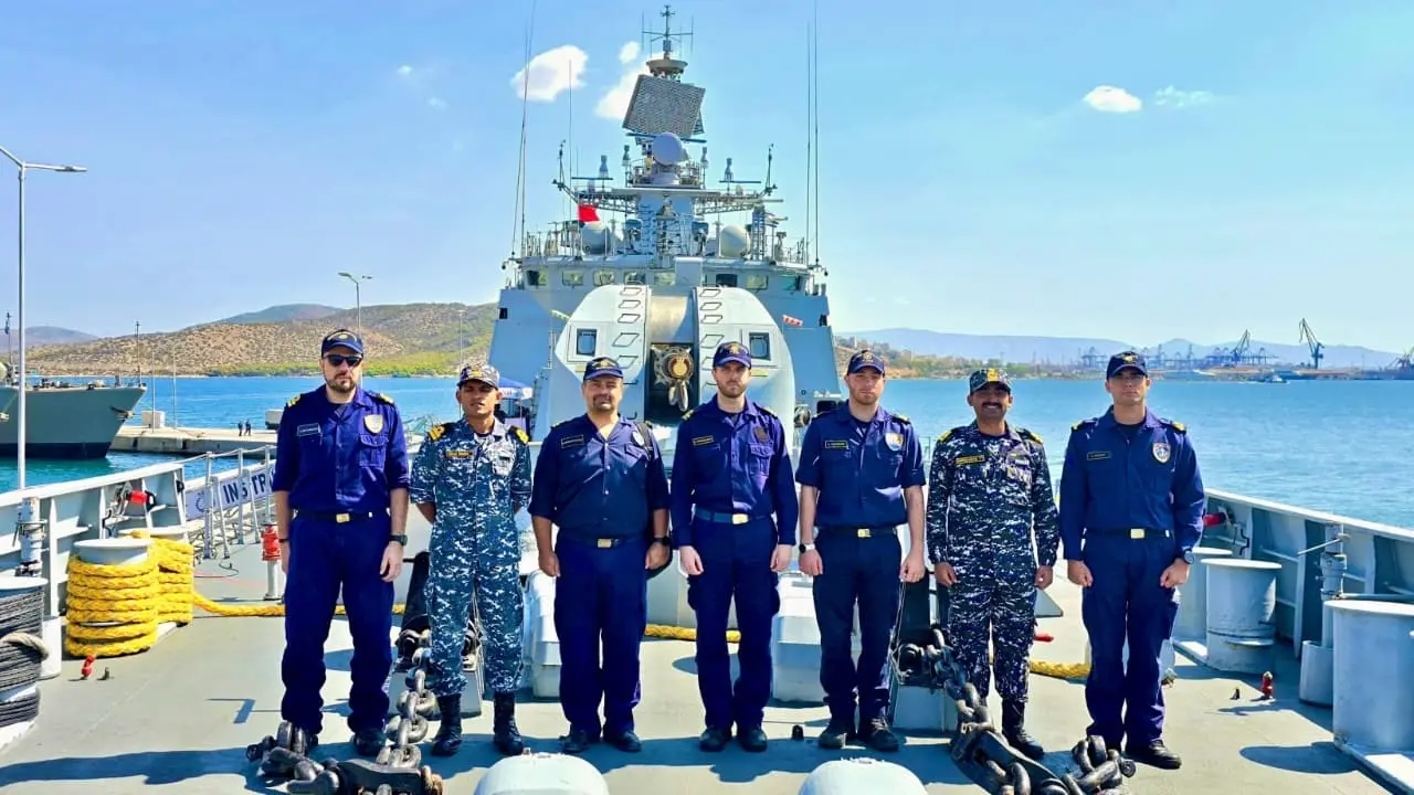 Maiden bilateral maritime exercise between navies of India, Greece concludes