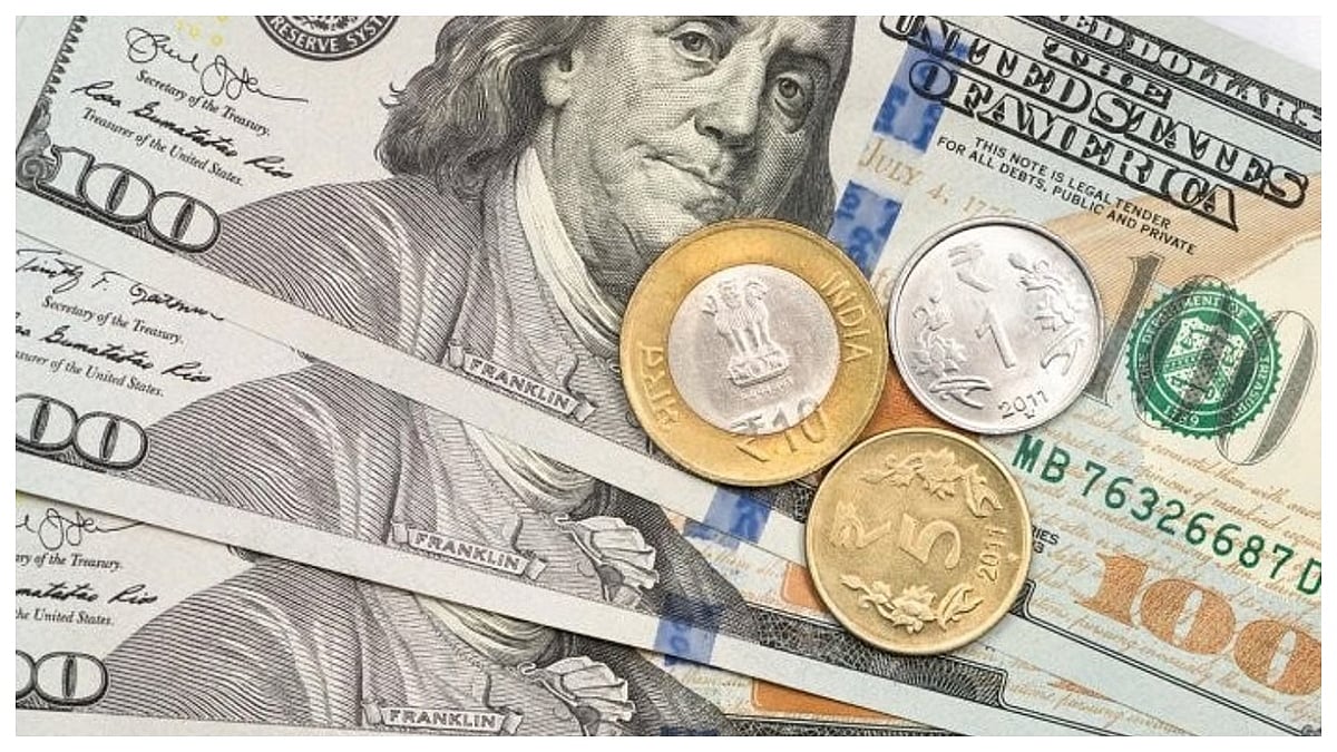 rupee usdollar