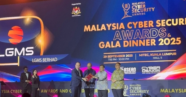 LGMS recognised as ‘Cybersecurity Company of the Year’ at Malaysia Cybersecurity Awards 2025
