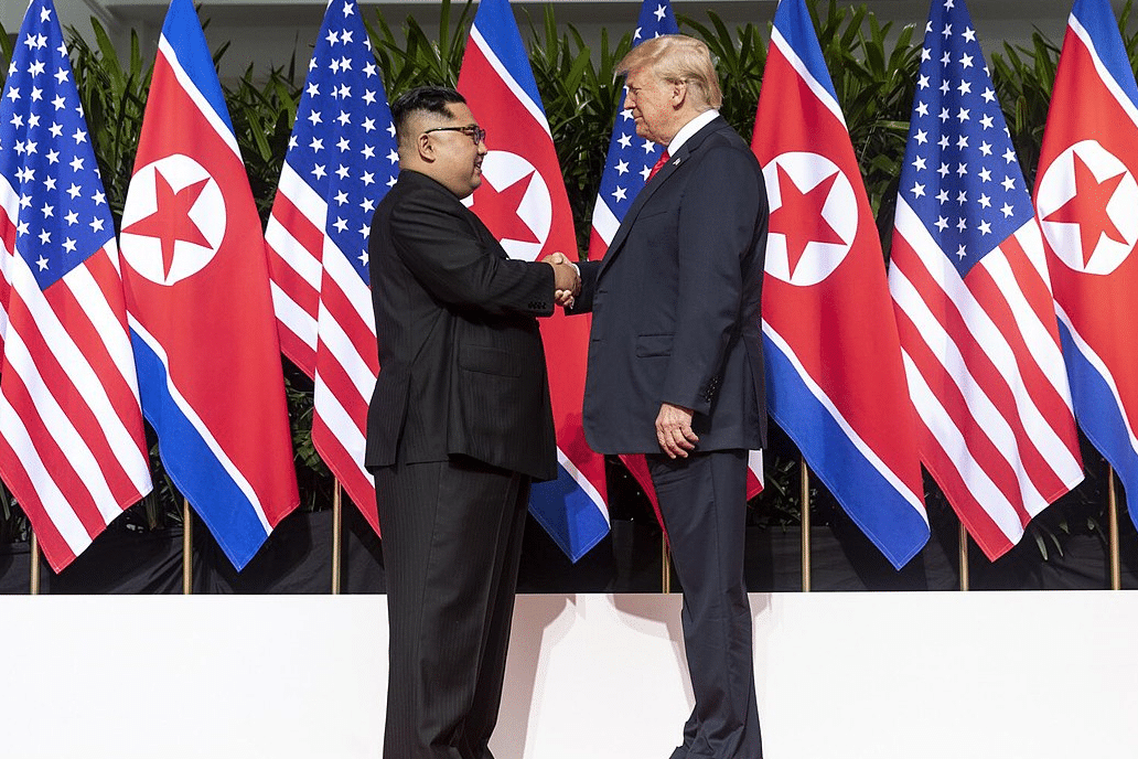 north korean president kim jong un and us president donald trump