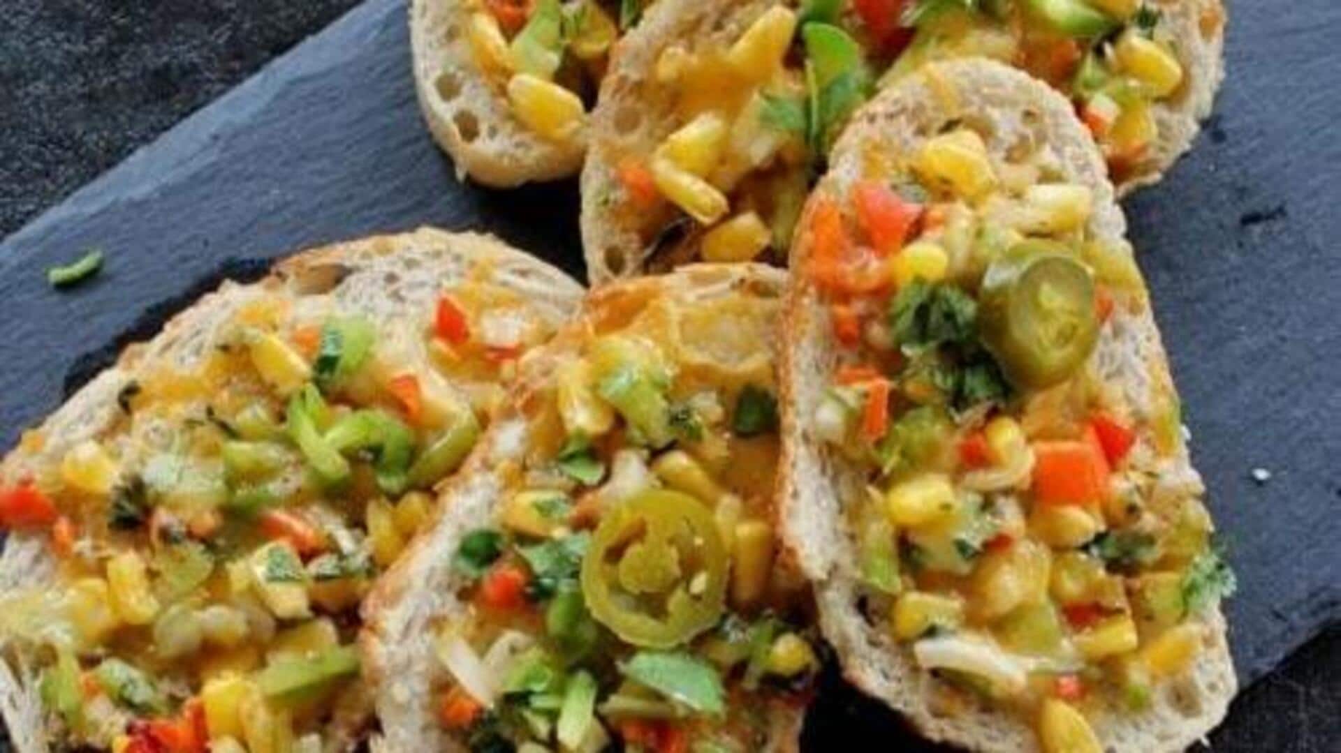Quick breakfast fix: Masala corn toast