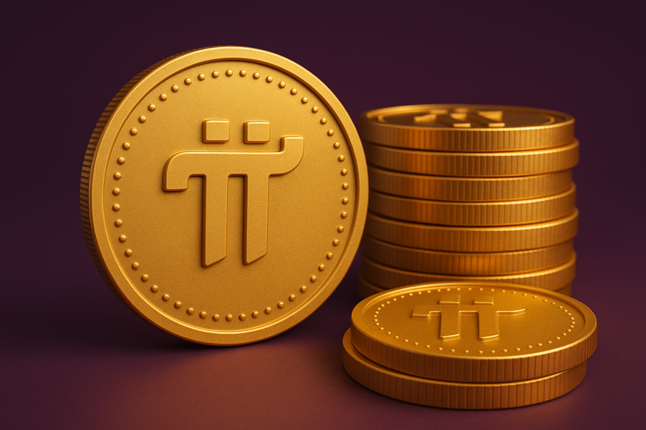 pi coin stacked 3201303