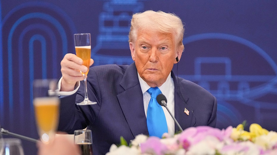 trump champagne asia tour october 2025
