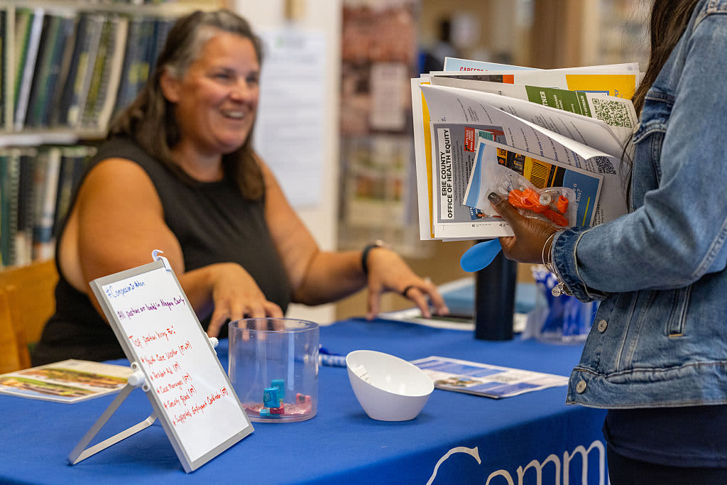 Private payrolls rose 42,000 in October, more than expected and countering labor market fears, ADP says