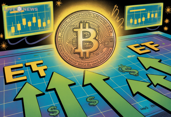btc news bitcoin etfs see 524m inflows in best day since market 2 600x411 2