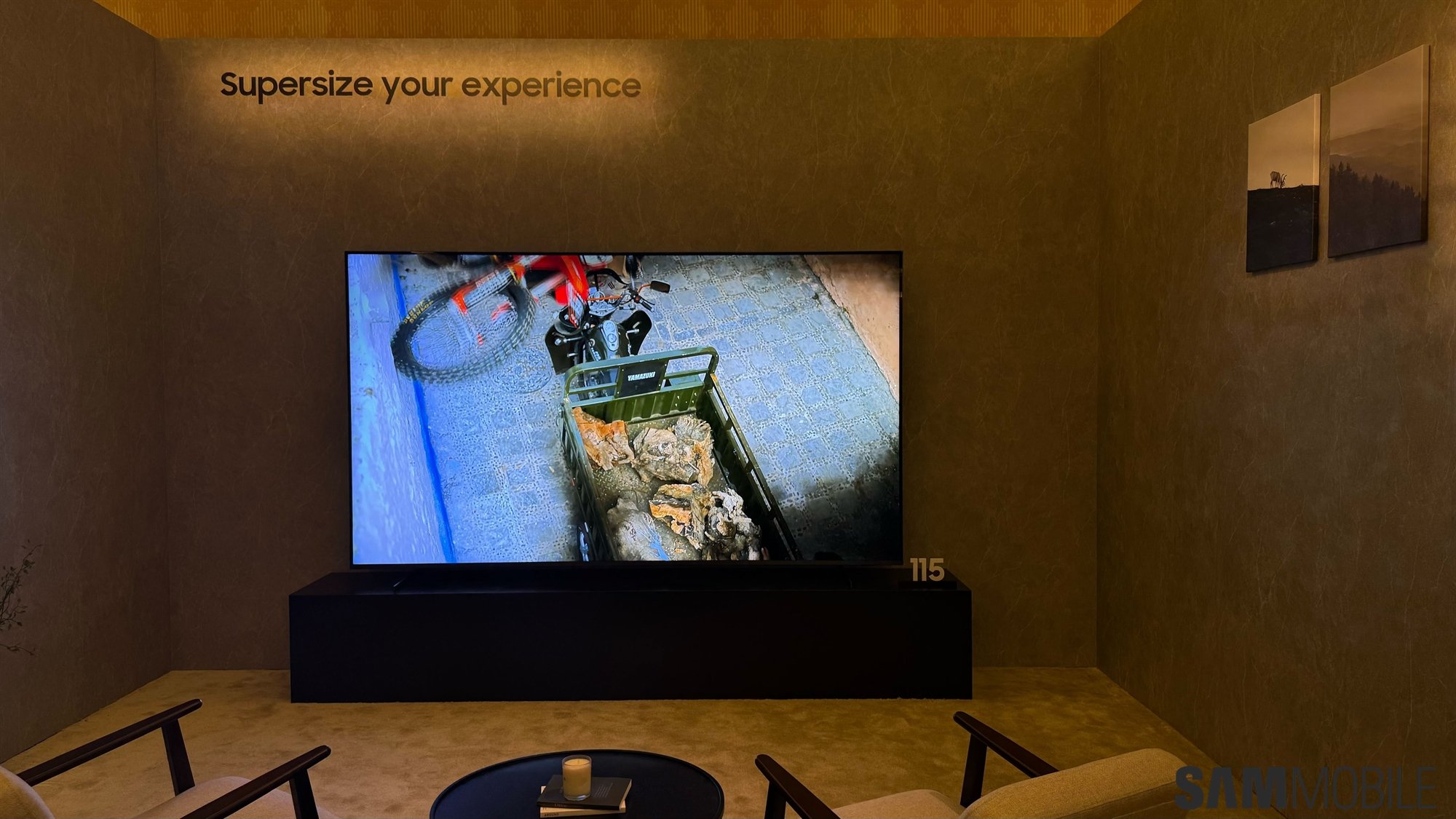 samsung ces 2025 115 qn90f neo qled 2