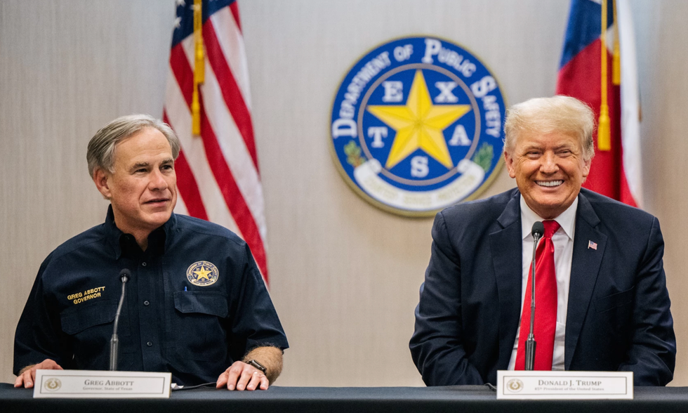 greg abbott and donald trump