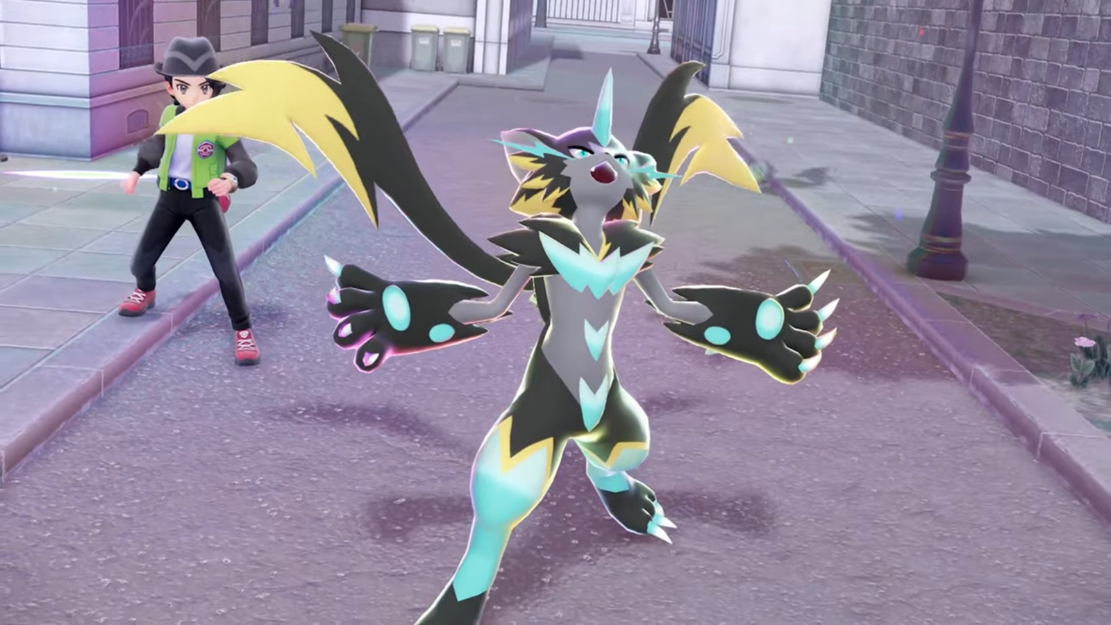 mega zeraora revealed for pokemon legends z a mega dimension feature