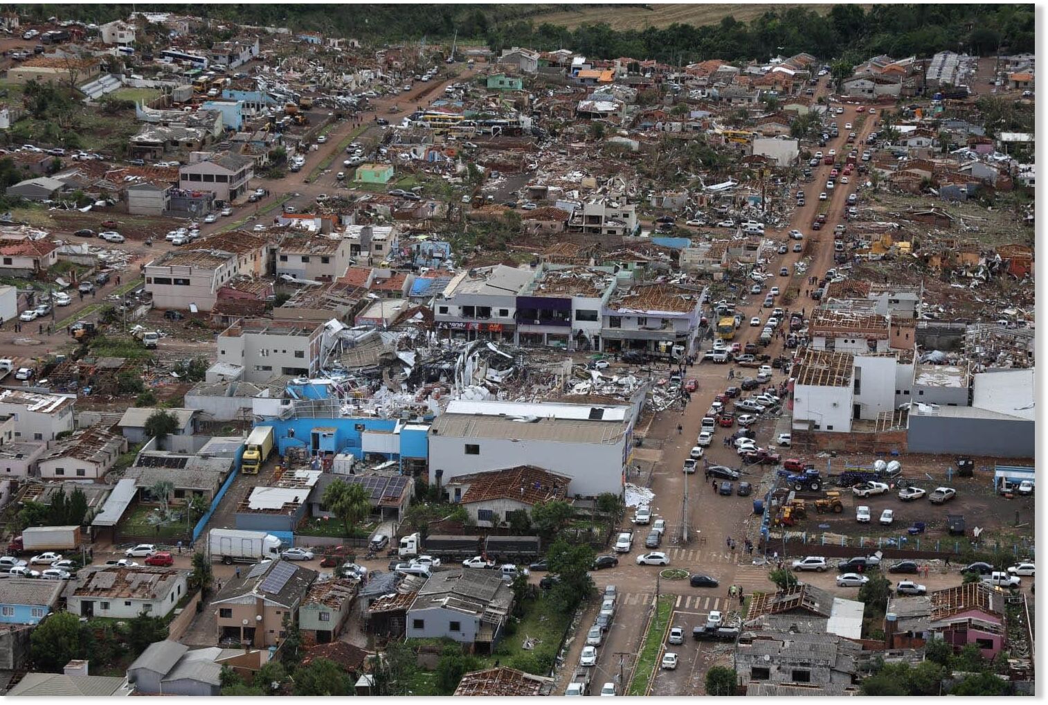 Rare tornado devastates southern Brazil town leaving 6 killed, hundreds injured